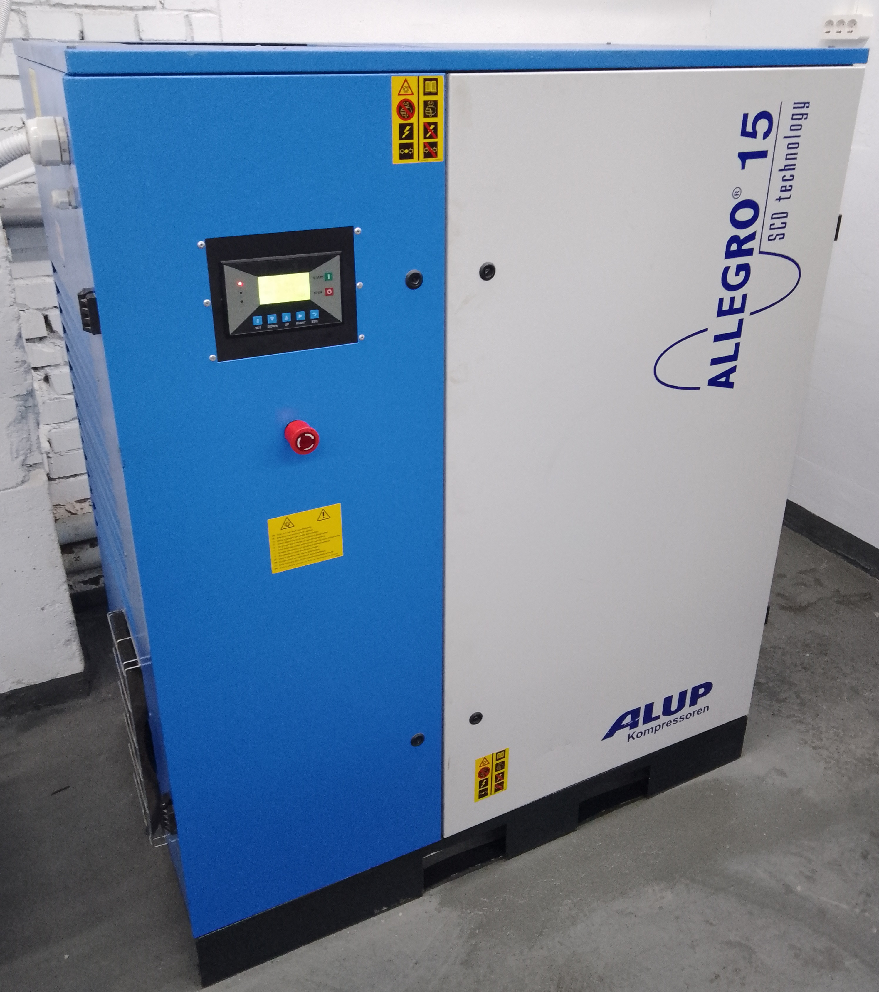 контроллер MAM860 в компрессор Alup Allegro 15
